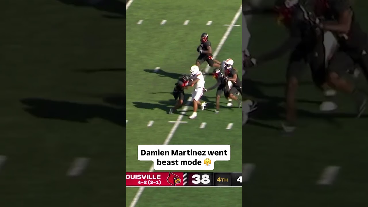 That was MEAN 💪 #miamihurricanesfootball  #accfootball #football #collegefootball  #sports #ncaafb