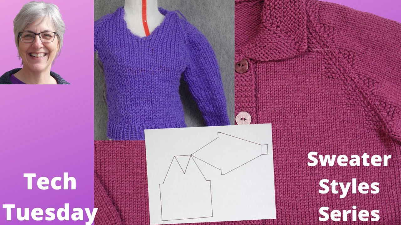 Basics of Raglan Sweaters // Technique Tuesday