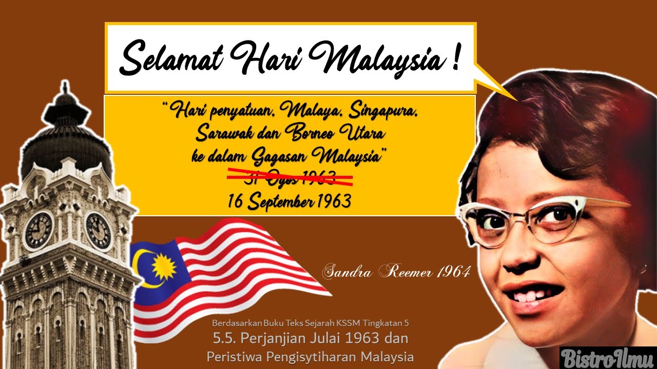 SEJ T5 BAB 5  | Topik 5.5.Perjanjian Julai 1963 dan Peristiwa Pengisytiharan Malaysia