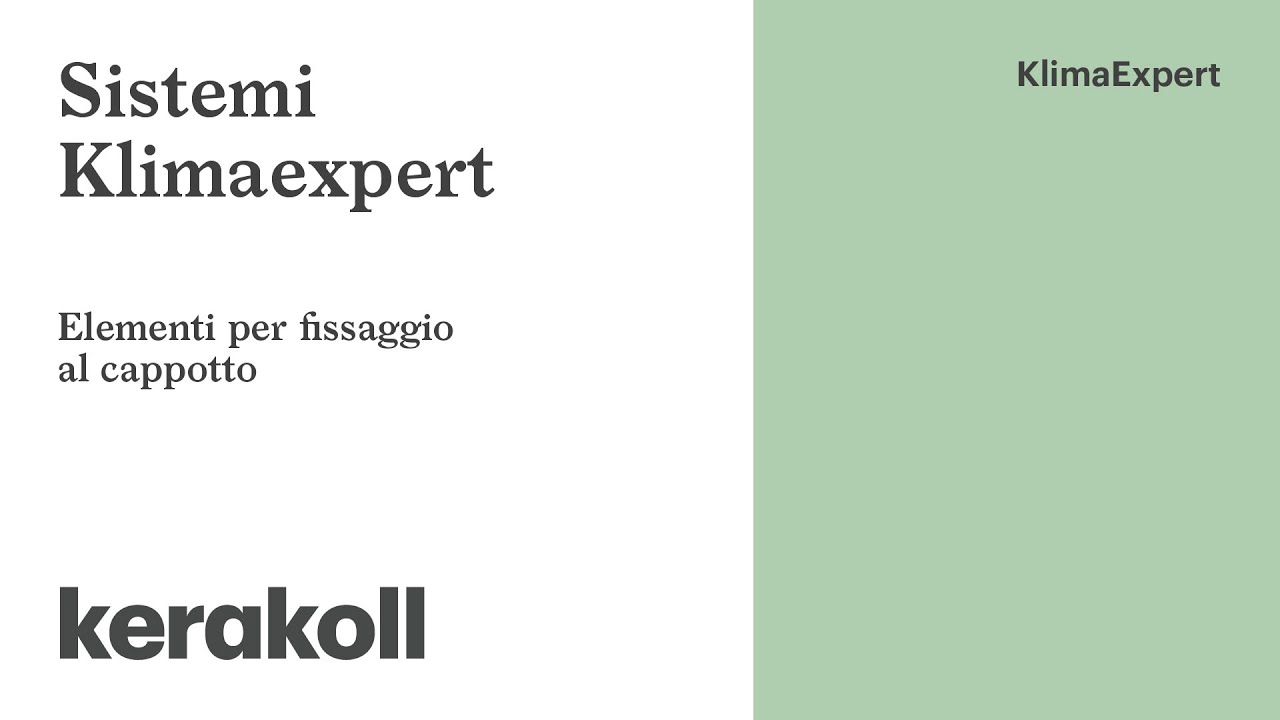 KlimaExpert - Fissaggi a Cappotto