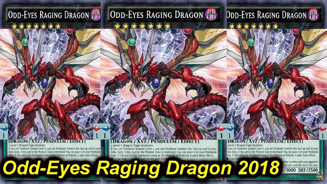 【YGOPRO】ODD-EYES RAGING DRAGON DECK 2018