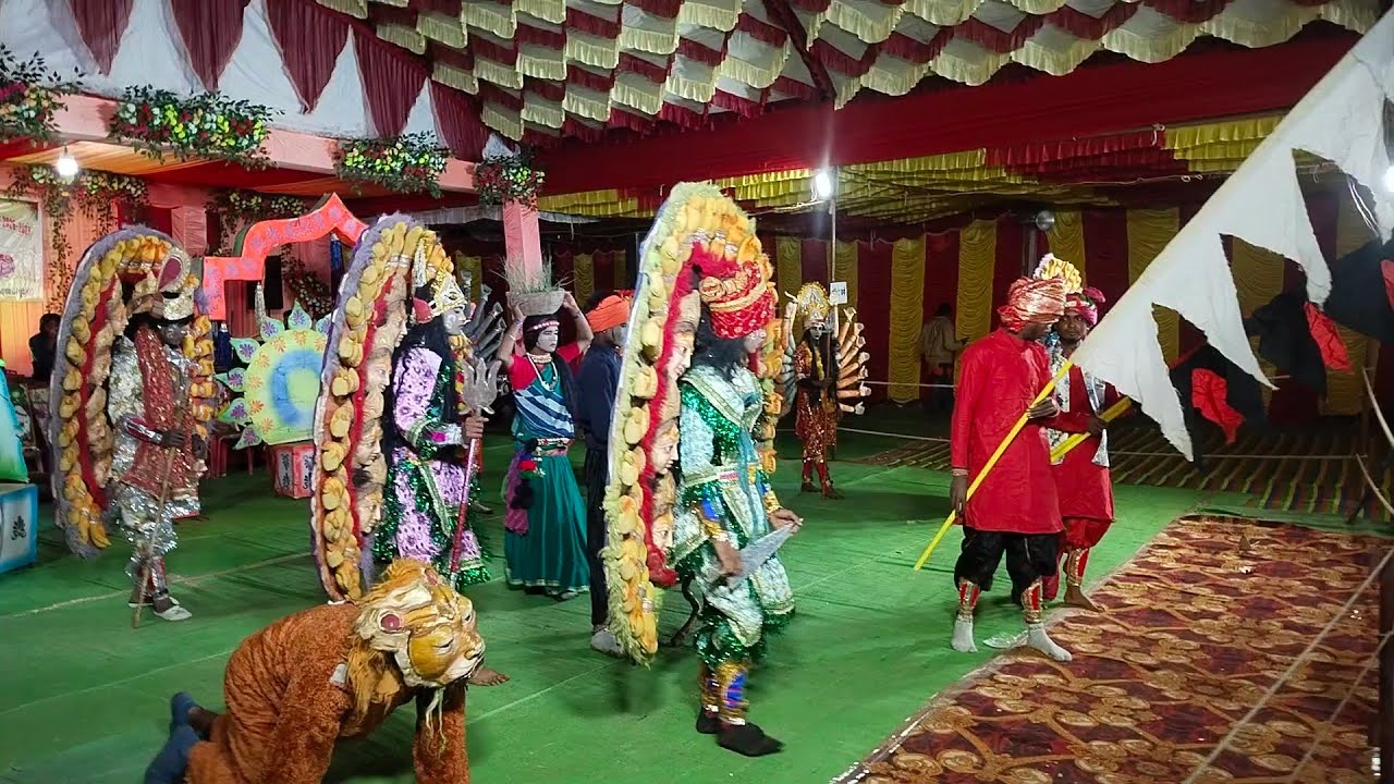 दो दिवसीय विराट देवी जस गायन एवंझांकी प्रतियोगिता ग्राम सीताड़बरी मैंहर बुंदेली 