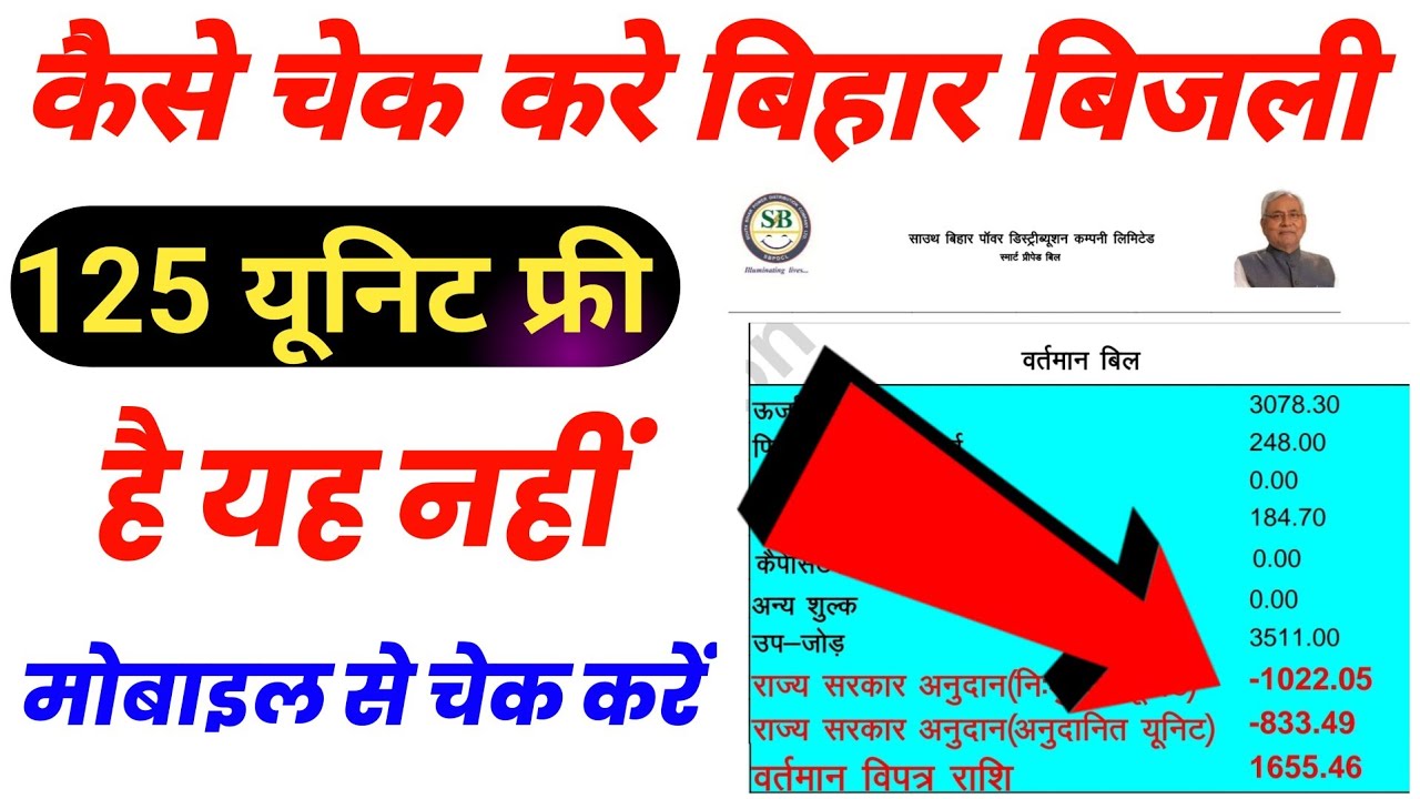 125 unit Free Electricity inBihar SmartMeter |Bihar 125 unitfree electricity |