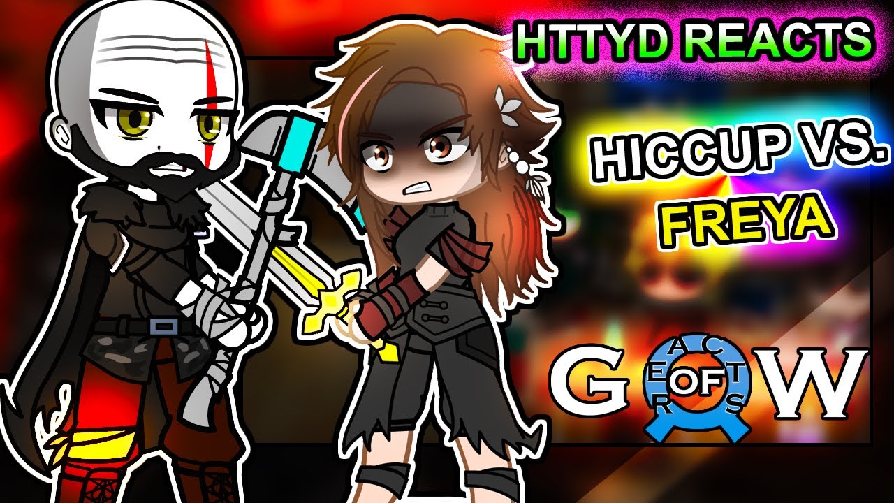 Реакция HTTYD на Иккинга в роли Кратоса, часть 16 || GOW Ragnarök ||- Реакция Gacha Club