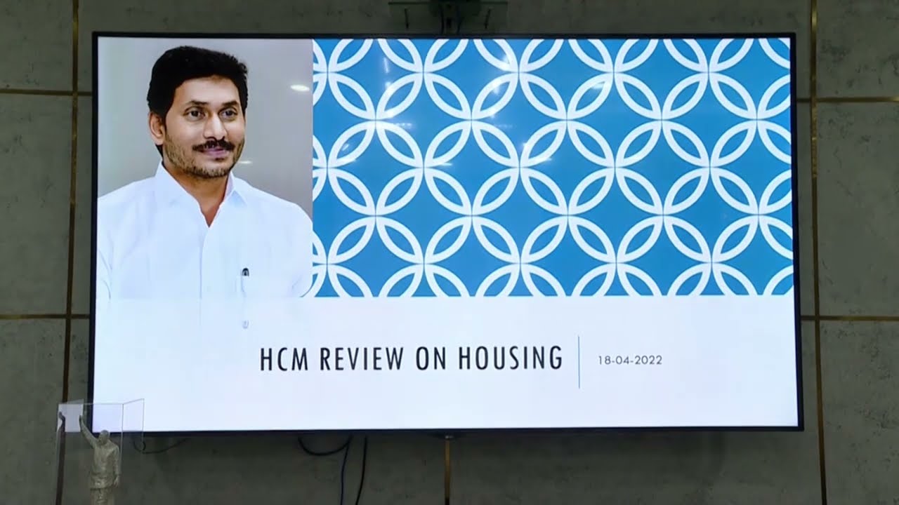 AP CM YS Jagan holds review meeting with Housing department at camp office @ Tadepalli