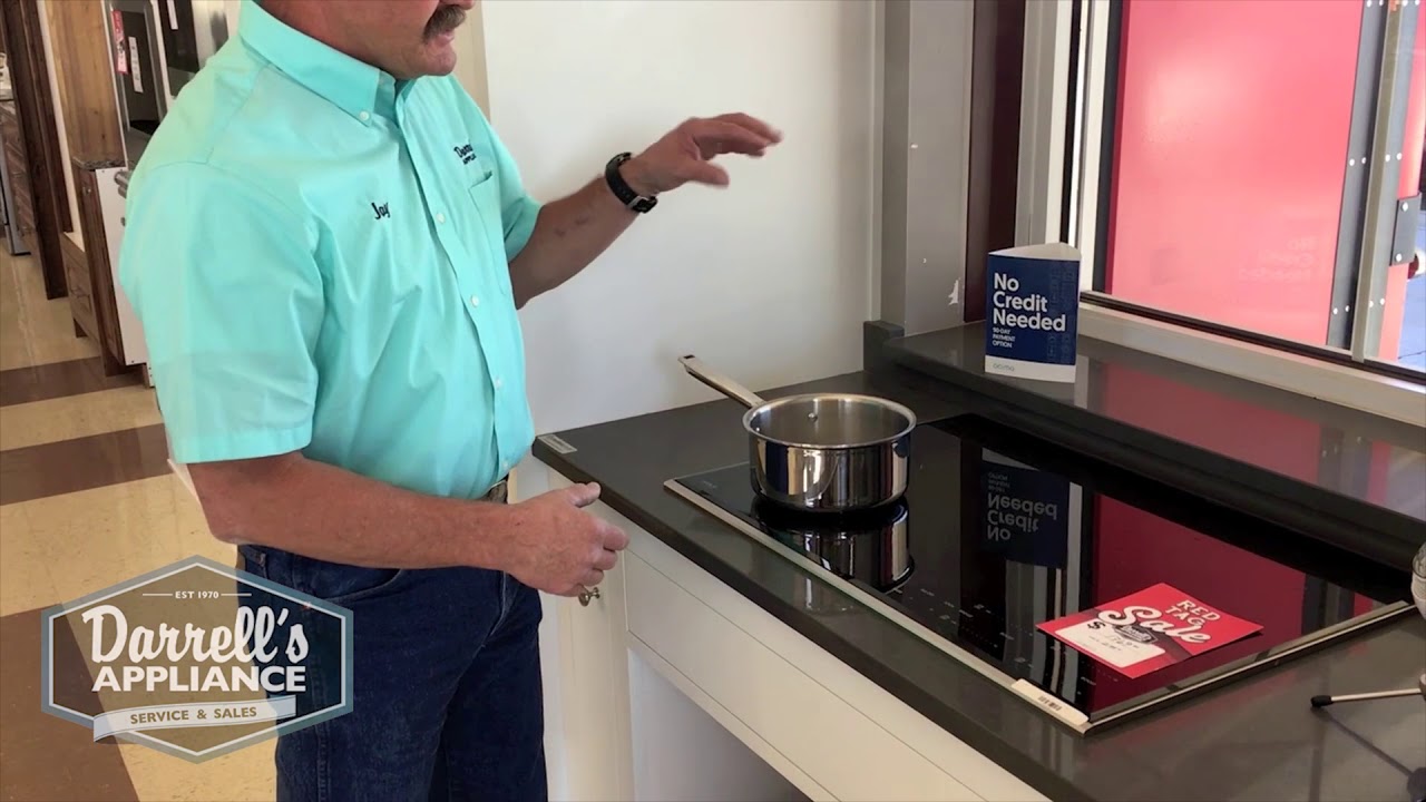 Darrell's Appliance Live demo Induction cooktop