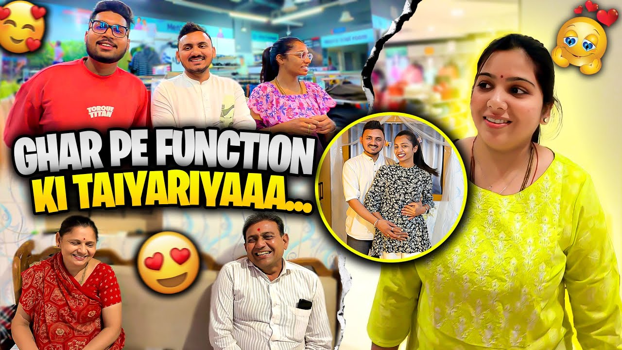 Ghar Mein Shuru Hui Function Ki Taiyariyaa 🎉 Full Masti Mode On!