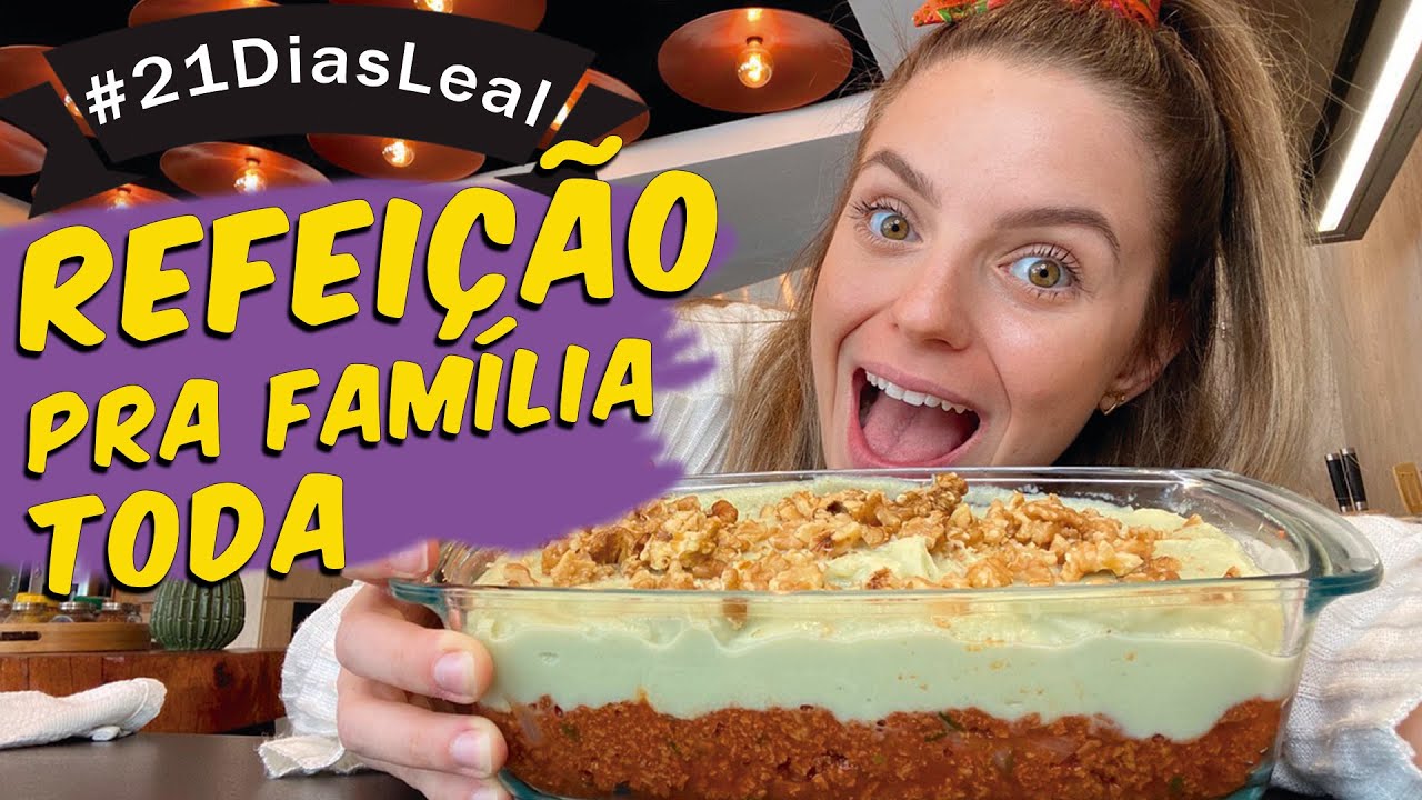 #20 JANTAR RÁPIDO, GOSTOSO E LOW CARB: ESCONDIDINHO | #21DiasLeal #Veda