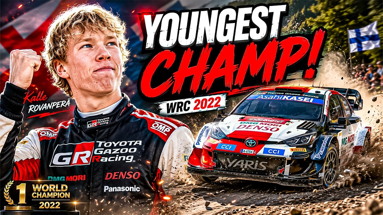 Kalle Rovanper&auml;: YOUNGEST WRC Champion 2022!