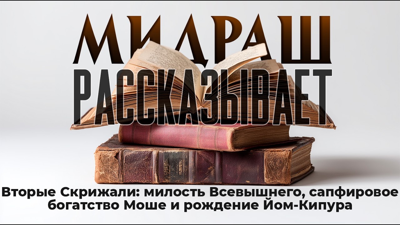 Вторые скрижали: милость Всевышнего, сапфировое богатство Моше и рождение Йом-Кипура. (Ки тиса 13)