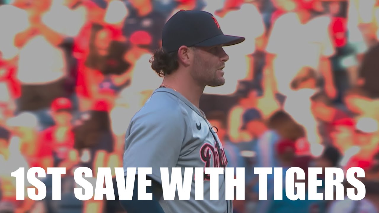 Kyle Finnegan Records a 4 Out Save in His First Appearance with the Tigers