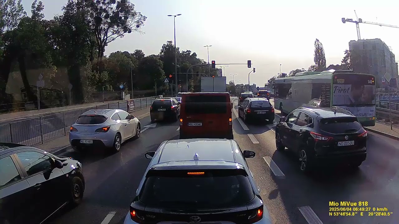 Polska.Tranzyt przez Olsztyn.