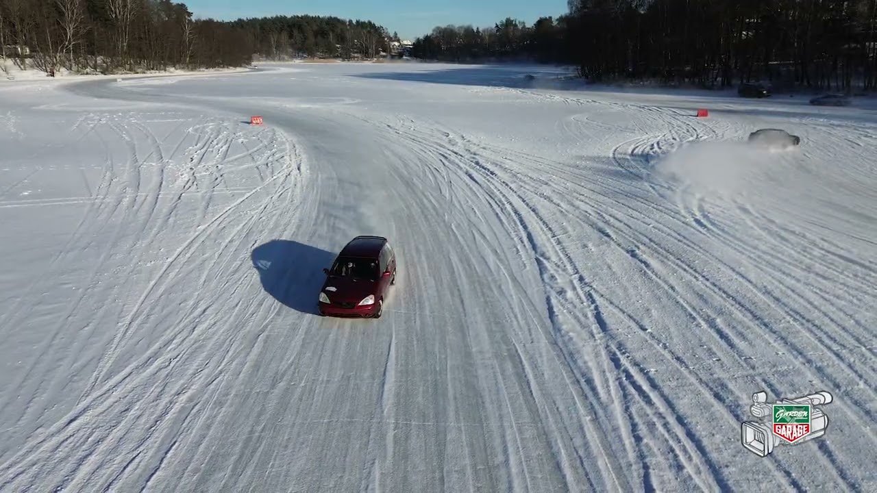 ICE Rally 2026 races on a Frozen Lake