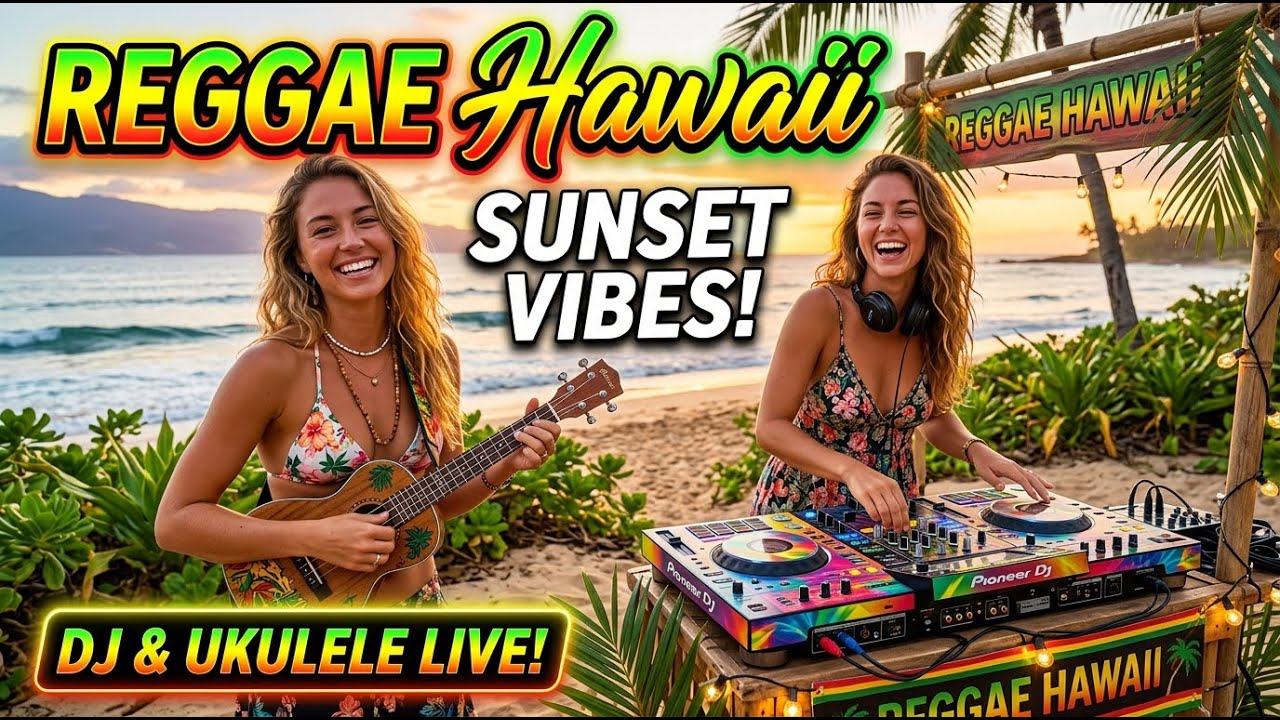 Hawaiian Reggae Paradise 🌊 Soothing Island Reggae Chill Mix