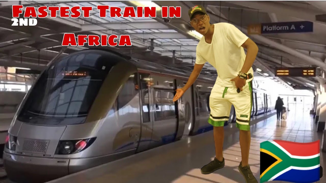 AFRICA'S First High_Speed Train || Gautrain in South Africa 🇿🇦