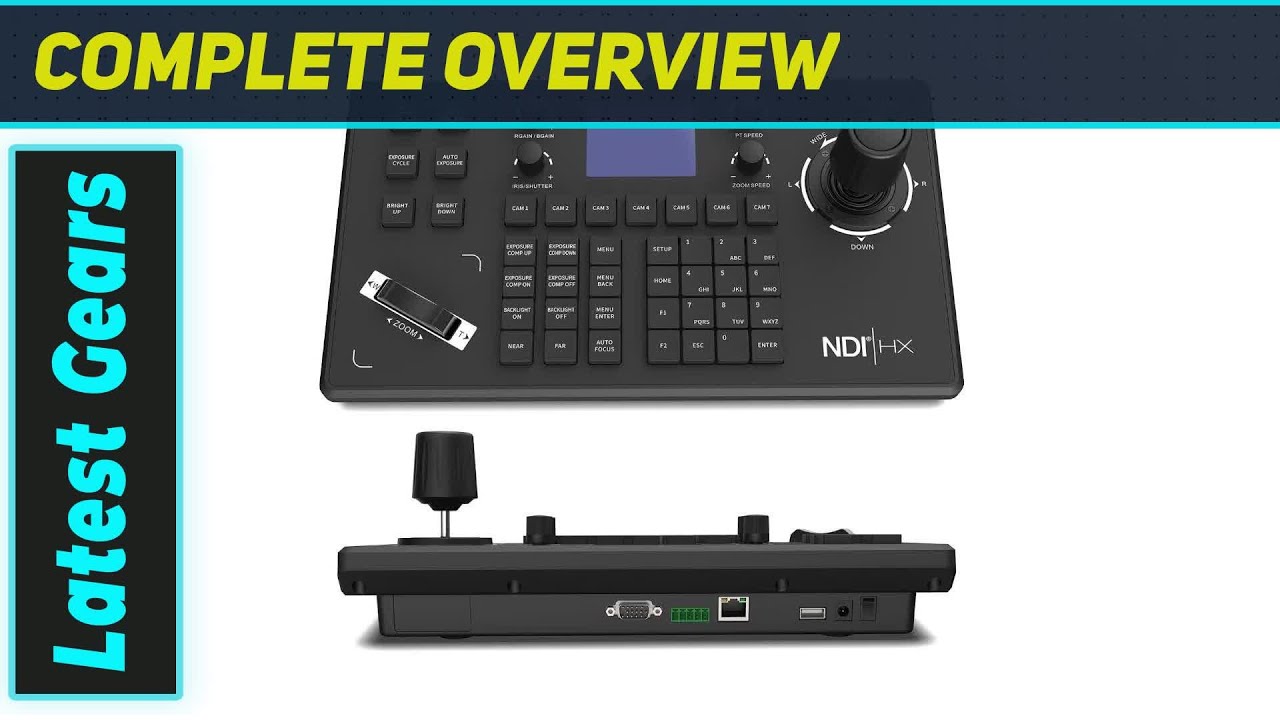 Ultimate PTZ Controller for Effortless Camera Control! NDI PTZ Controller