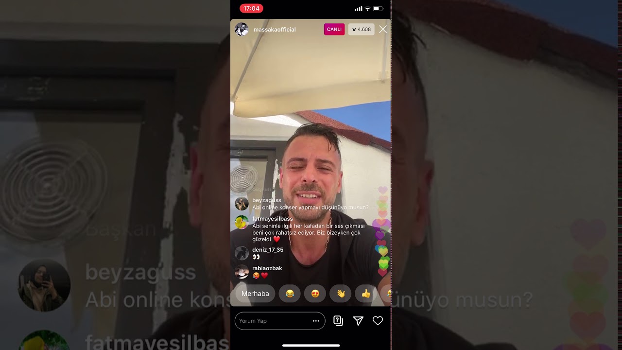 Massaka Instagram Canlı Yayın - KATLİAM 4 açıklamalar