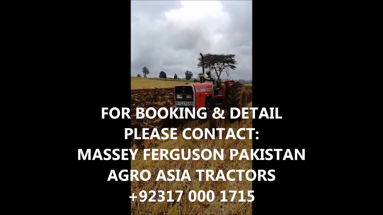MASSEY FERGUSON MF 375 2WD WITH DISC PLOUGH