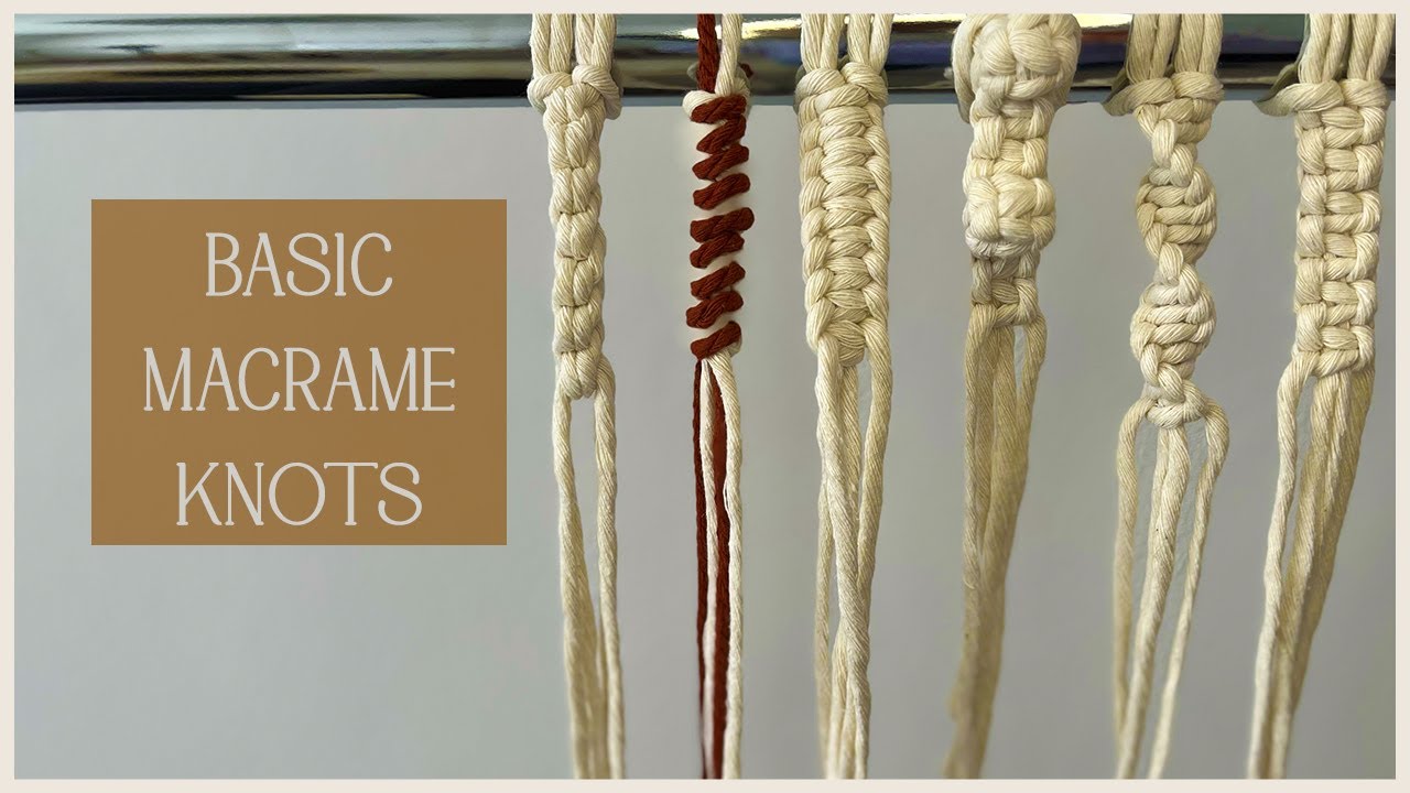 BASIC MACRAME KNOT  * nudos de macram&eacute; * किनारी समुद्री मील * 花边结