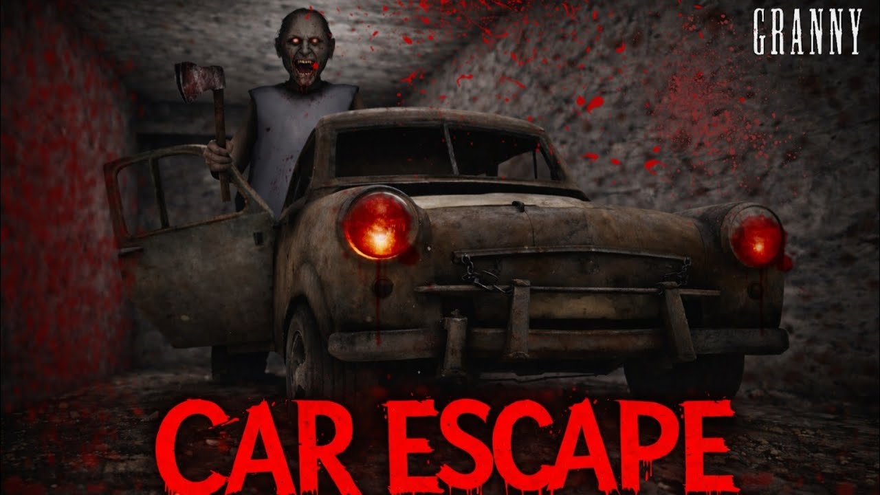 GRANNY CAR ESCAPE 😱 | I Almost Got Caught! | SKY FALL 360
