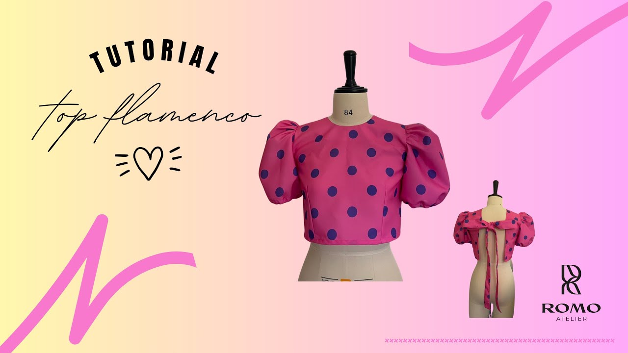 Cose tu Top Flamenco (a Juego con la falda) ✨ | Patrón GRATIS + Tutorial Paso a Paso  🧵🌸