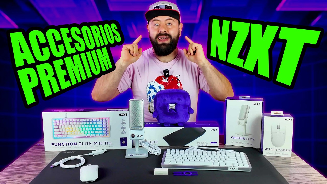 ¿Te imaginas tu SETUP con todas estas cosas? NZXT Function, Zone, Lift y Capsule ELITE, SUPER COOL