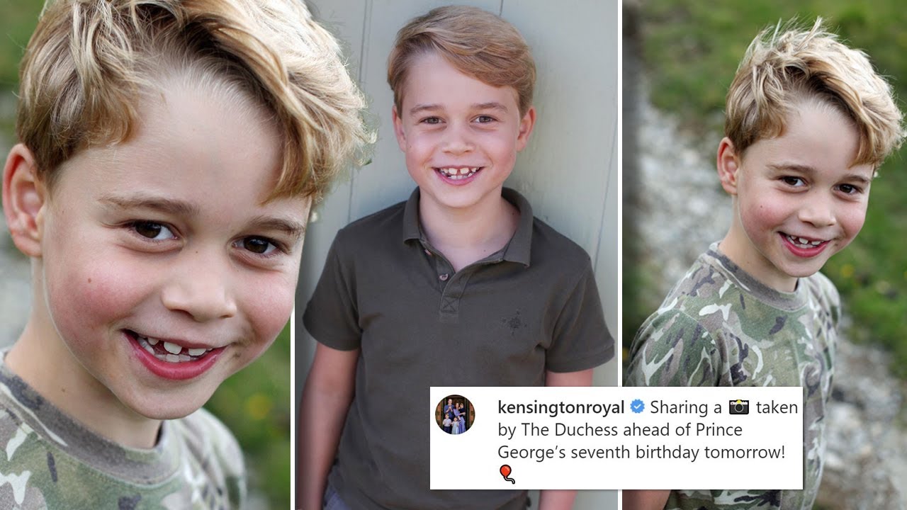 Happy Birthday George! Kate & William excitedly share photos in honor of their eldest son turning 7