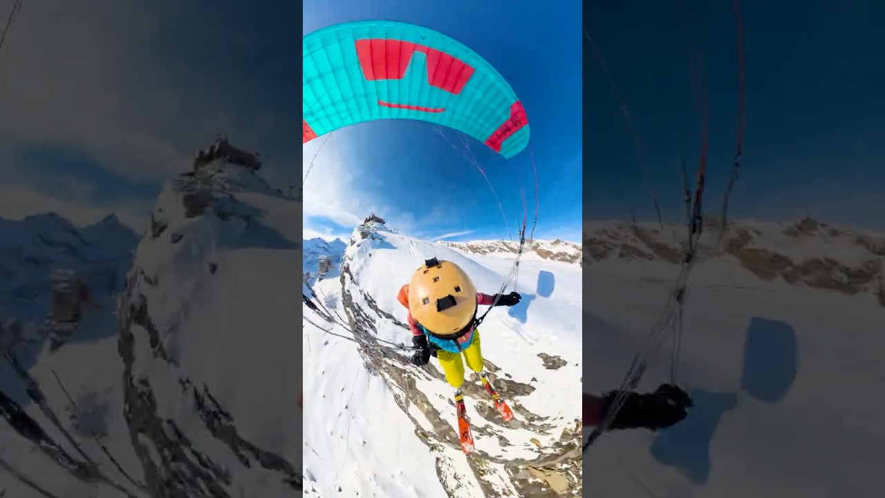 Speedflying Birg Drop (cliff launch) #shorts
