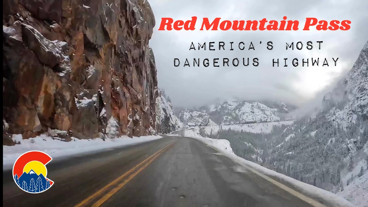 Driving Red Mountain Pass Timelapse - Million Dollar Highway - Colorado, USA 🇺🇸