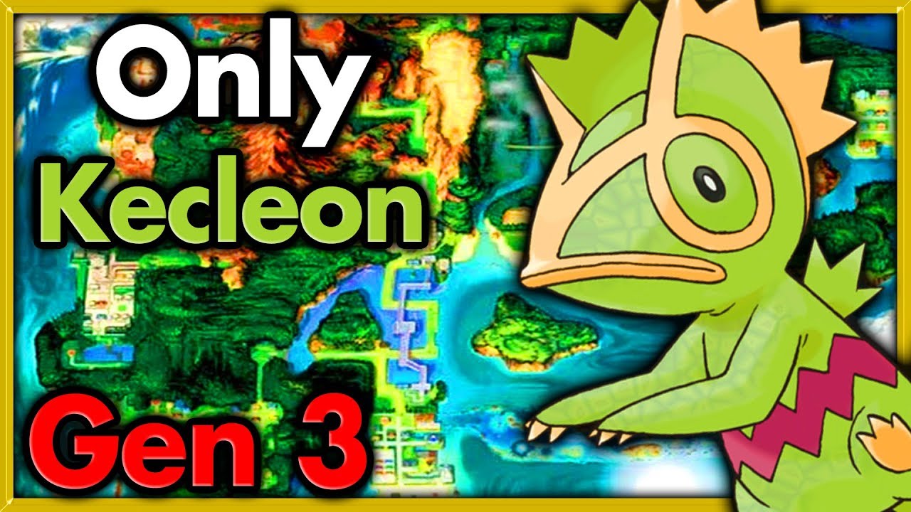 Can I Beat Pokemon Emerald with ONLY One Kecleon? 🔴 Pokemon Challenges ► NO ITEMS IN BATTLE