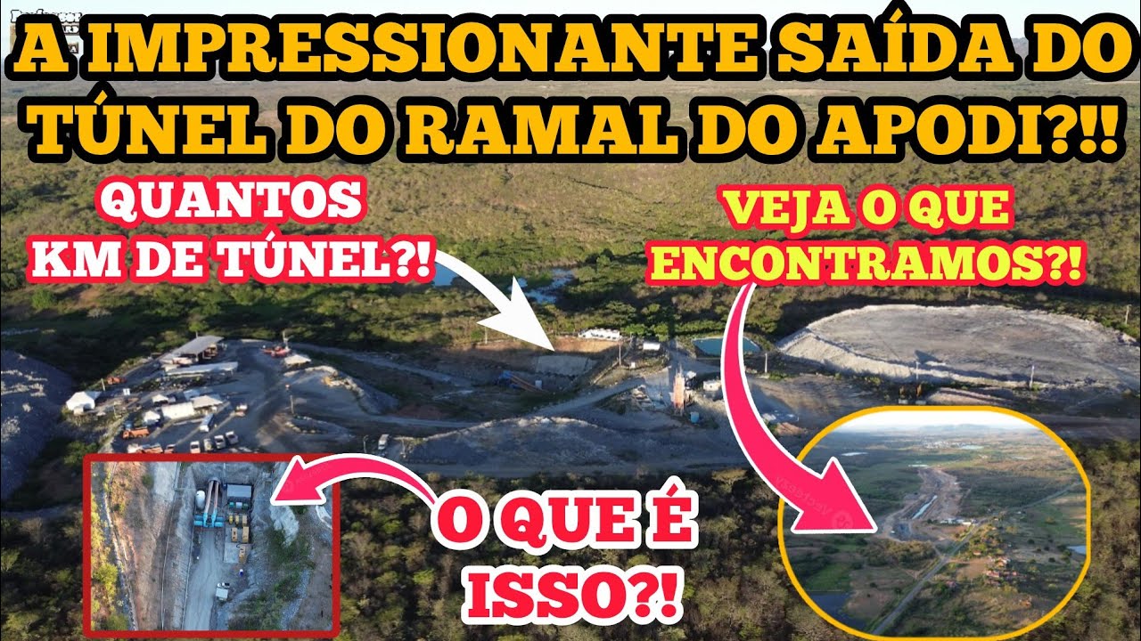 DESEMBOQUE DO GIGANTE T&Uacute;NEL MAJOR SALES - RAMAL DO APODI (TRANSPOSI&Ccedil;&Atilde;O DO RIO S&Atilde;O FRANCISCO)