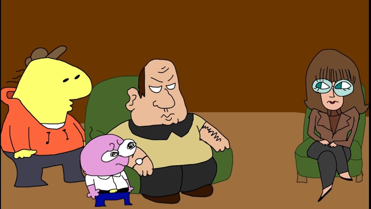 The Smiling Friends meet Tony Soprano (animated parody)