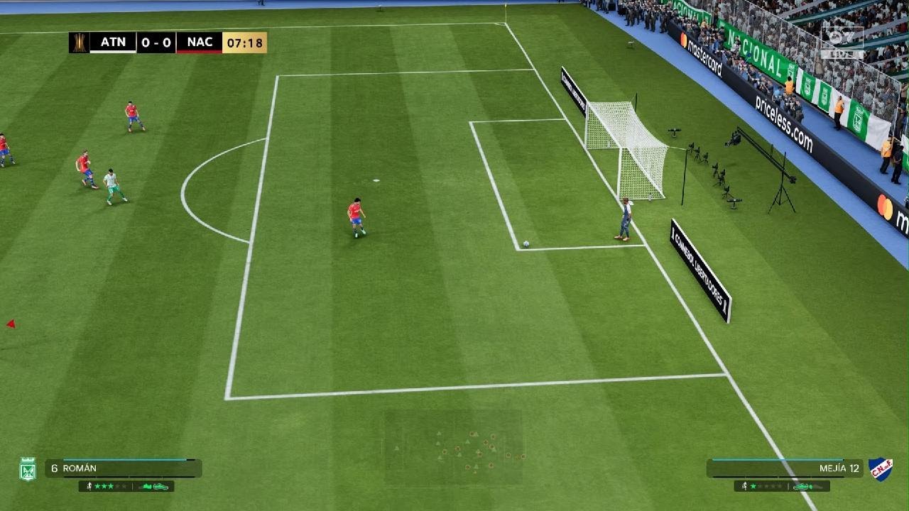 Jugando la LIBERTADORES CON ATL NACIONAL