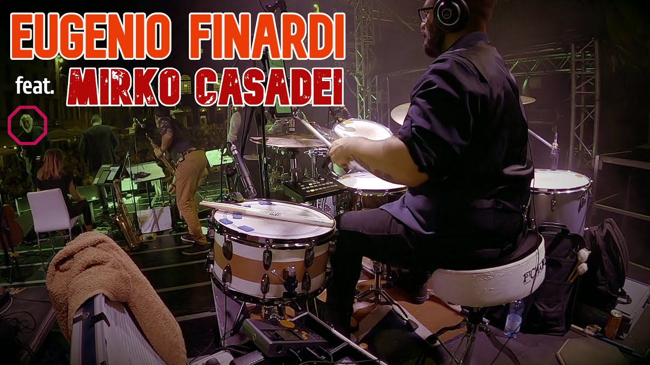 EUGENIO FINARDI feat. MIRKO CASADEI - EXTRATERRESTRE (Drum Cam)