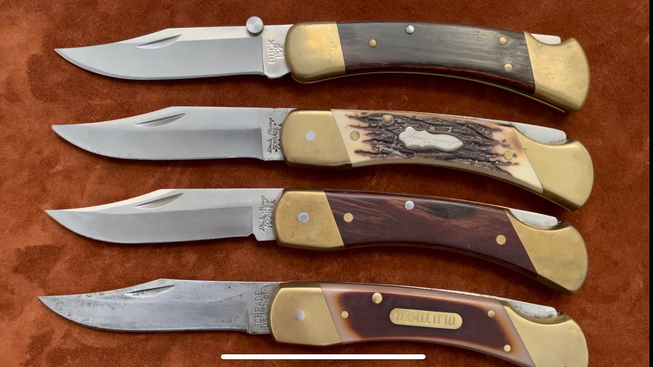 Identical USA Made Knives from Buck & Schrade