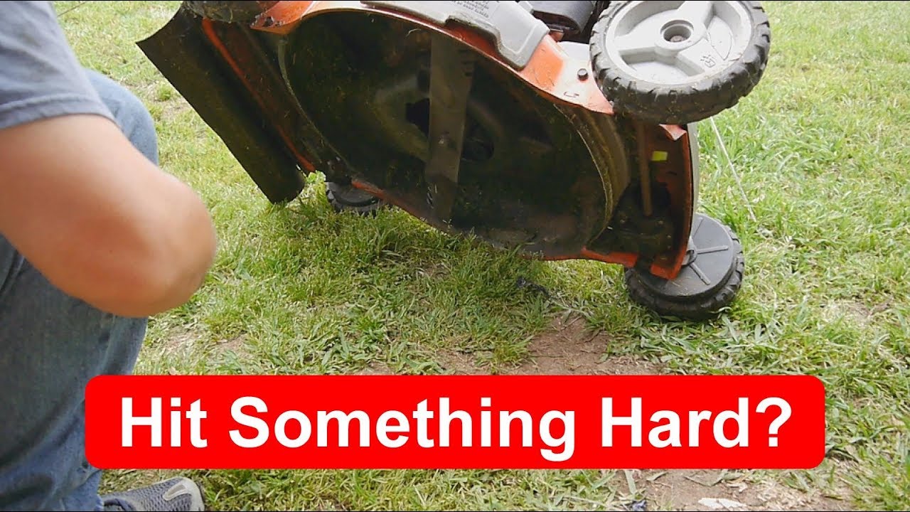 Husqvarna 725AWD Lawn Mower Hit Something Hard, Will it Run Again