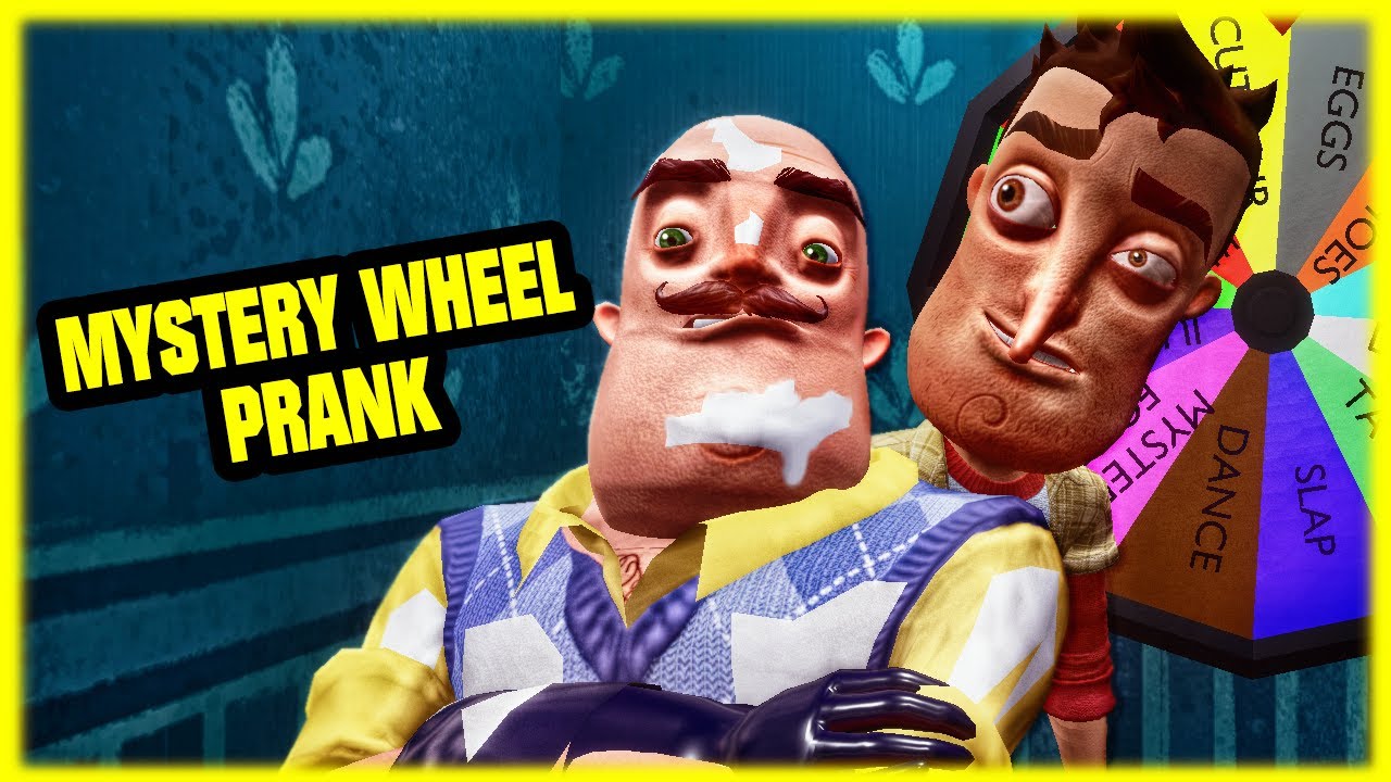 Шалость «Вращай таинственное колесо» — мод Hello Neighbor