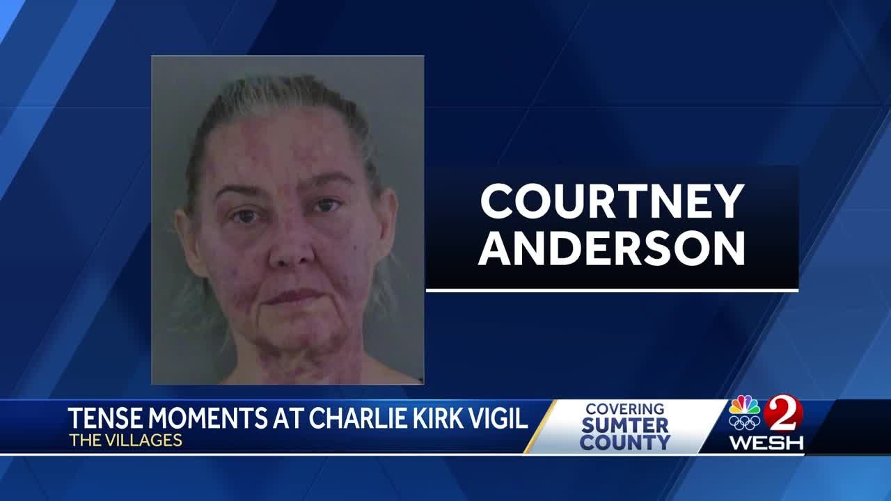 Woman accused of attacking another woman at Florida Charlie Kirk vigil in The Villages