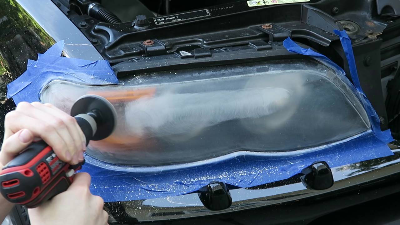 BMW Headlight Restoration With 3M