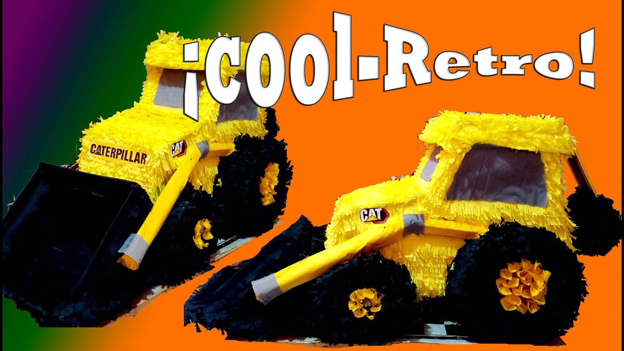 How To Make Pinata Retroescabadora- decoracion final