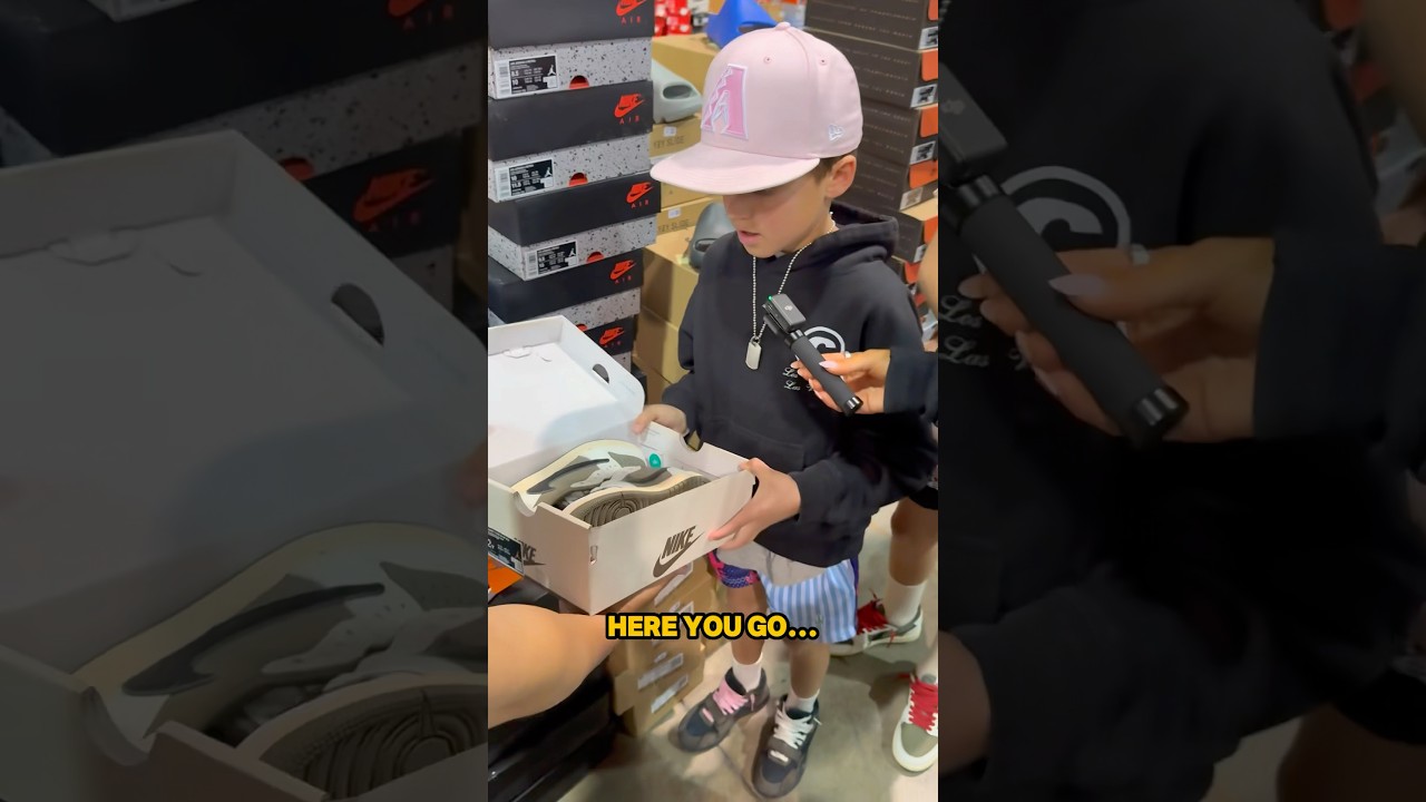 We had to make his first Got Sole special&hellip; happy early birthday Oaks ❤️👟