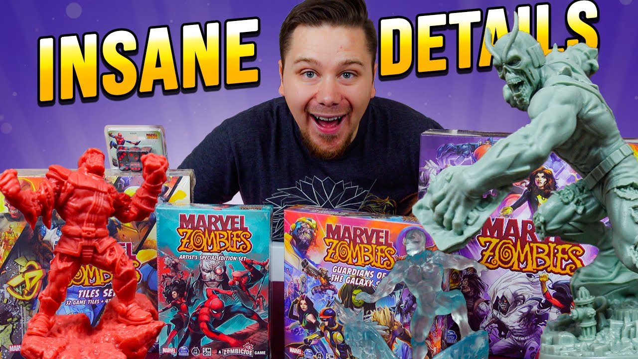 Marvel Zombies Unboxing 4k High Detail Stretch Goals!! & More