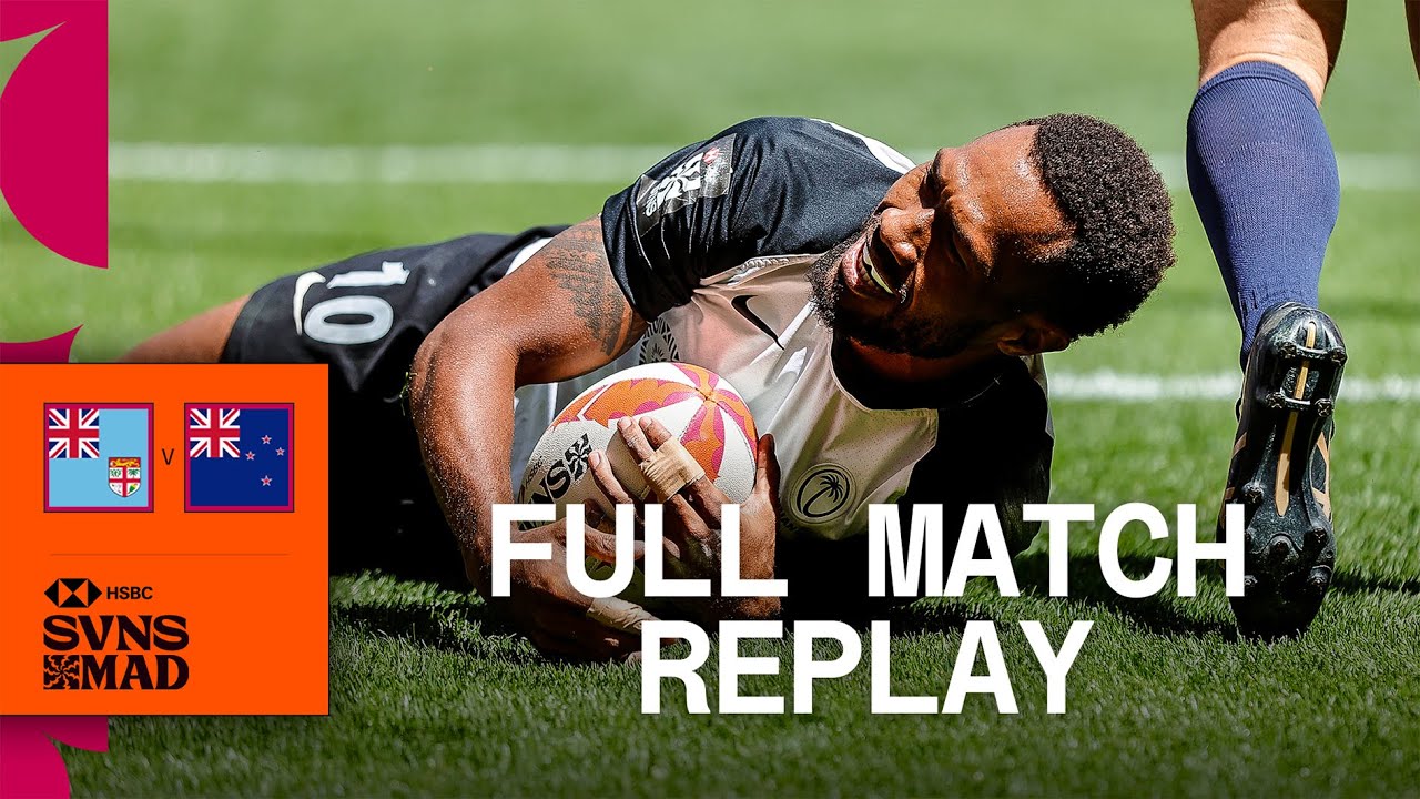 INTENSE battle for Bronze | Fiji v New Zealand | Men's 3rd Place Playoff | HSBC Madrid Sevens