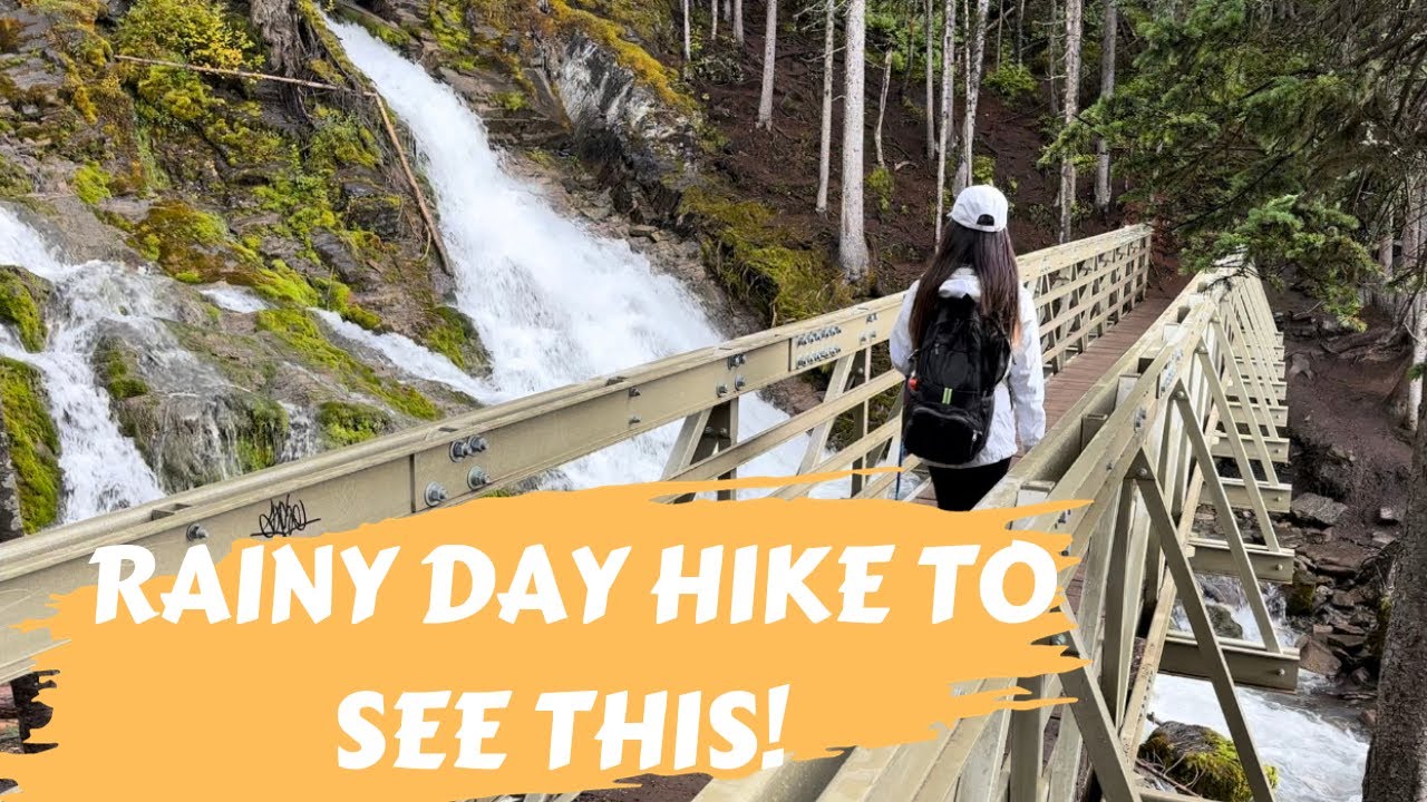Turret Falls and Upper Kananaskis Lake Rainy Day Hike
