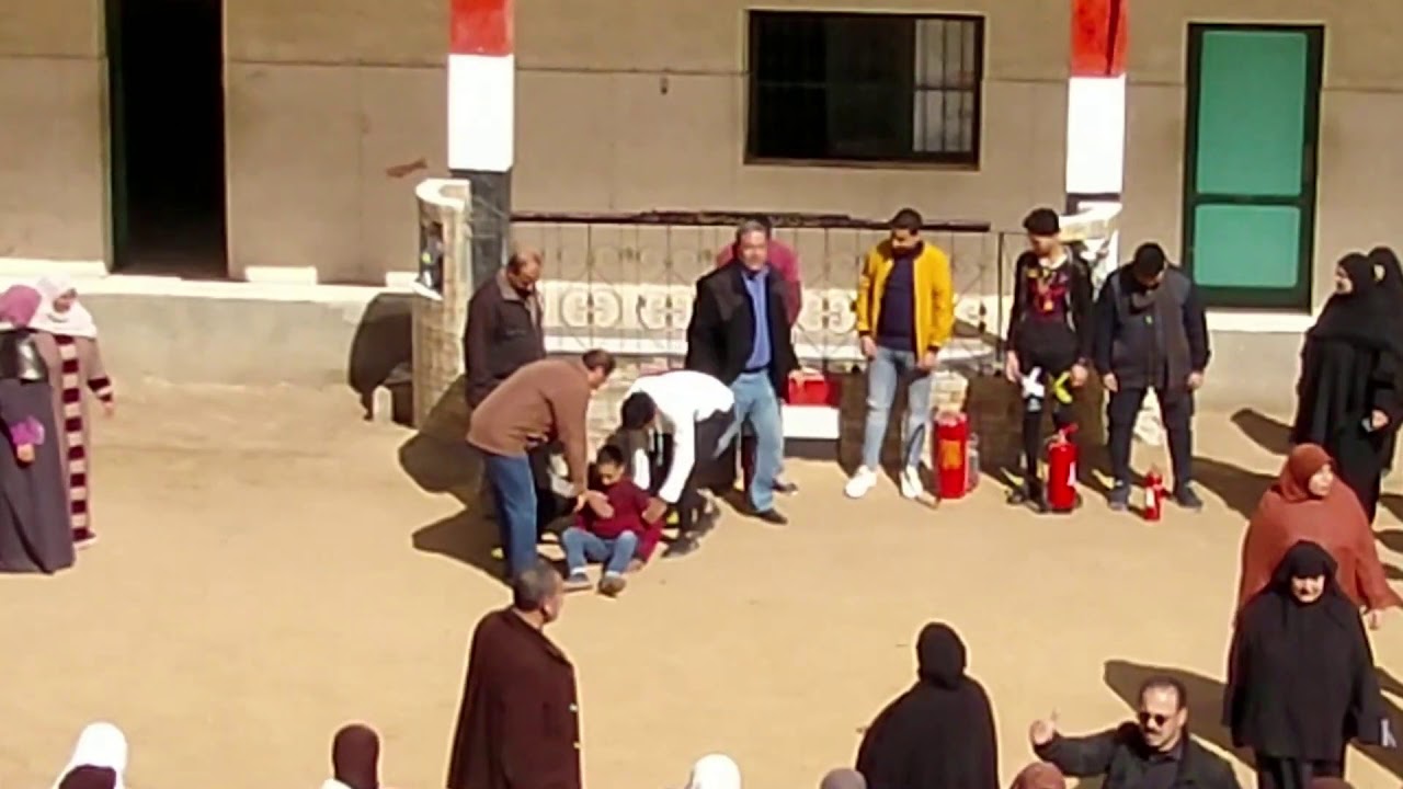 خطة اخلاء مدرسة ابشواى التجارية ادارة قطور التعليمية 2020
