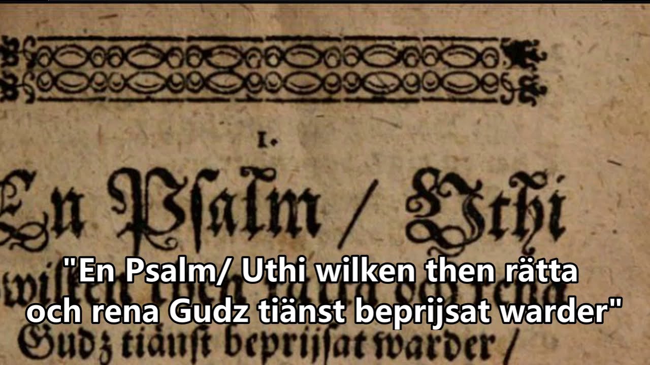 O Gudh thz är stoor glädie wist