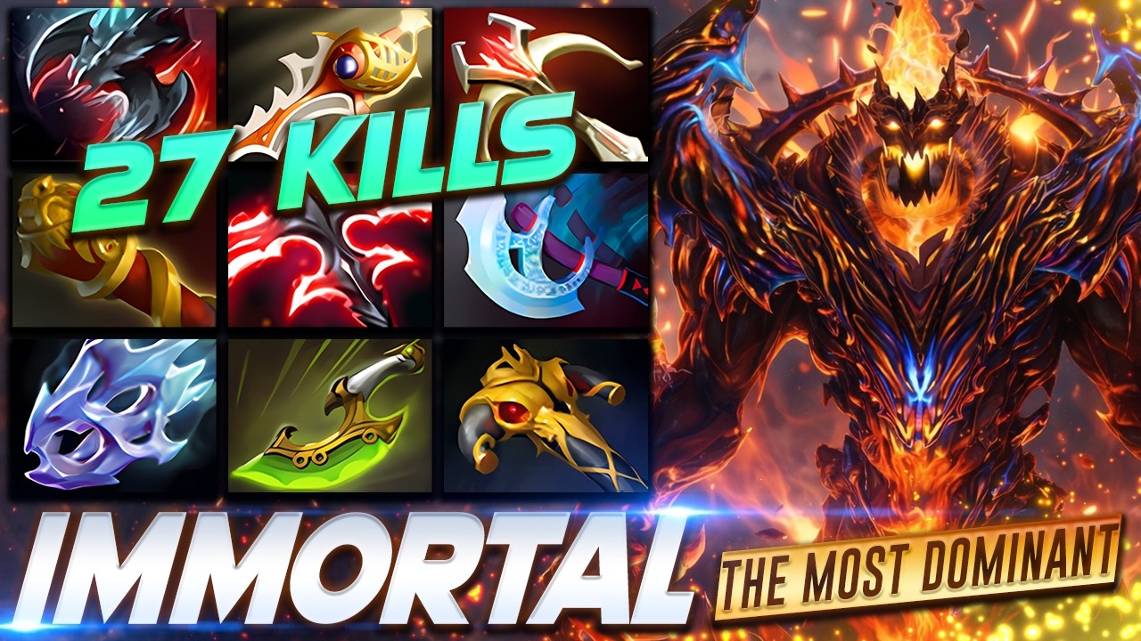Shadow Fiend 27 KILLS Domination - Dota 2 Pro Gameplay [Watch & Learn]