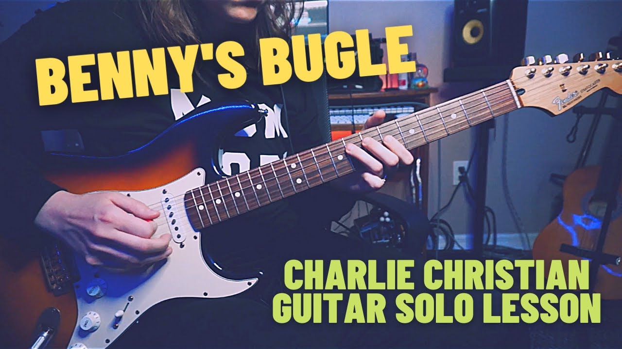 HOW TO PLAY Benny's Bugle - Charlie Christian guitar solo lesson