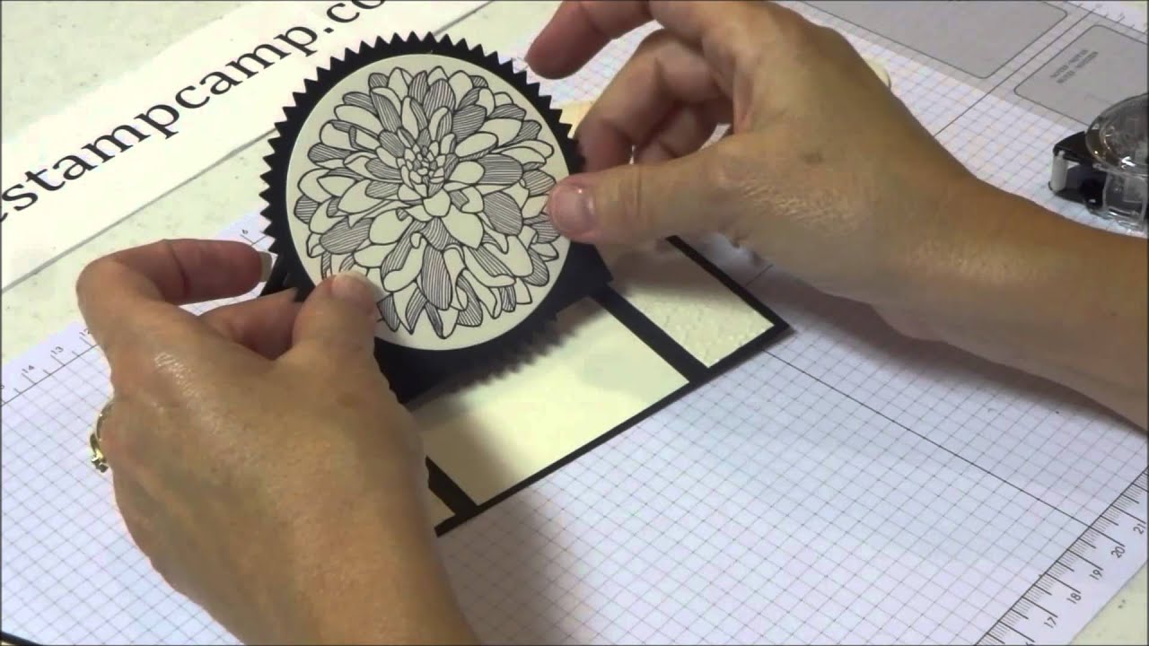 Center Panel Easel Card - www.thestampcamp.com/blog/
