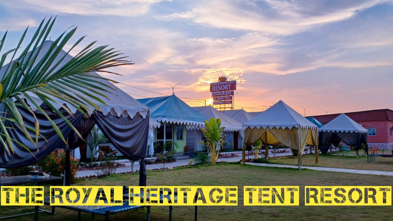 Statue Of Unity Part 3 The Royal Heritage Tent Resort Our Offbeat Destinations 2.O